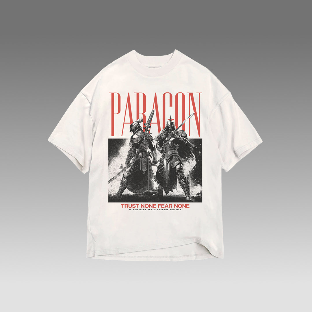 PARAGON "PARABELLUM" TEE [WHITE]